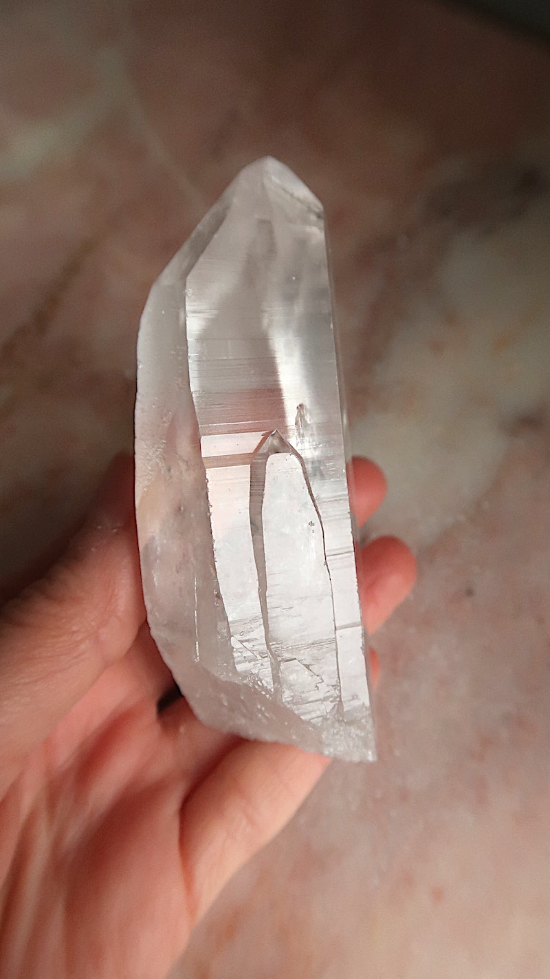 Premium Clear Lemurian Quartz