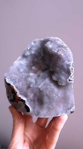 Large Lilac & Pink Sparkly Chalcedony