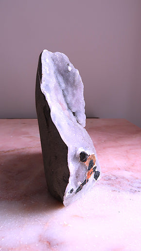 Large Lilac & Pink Sparkly Chalcedony