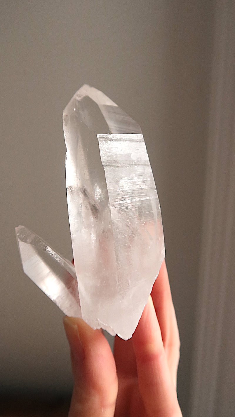 Premium Clear Lemurian Quartz