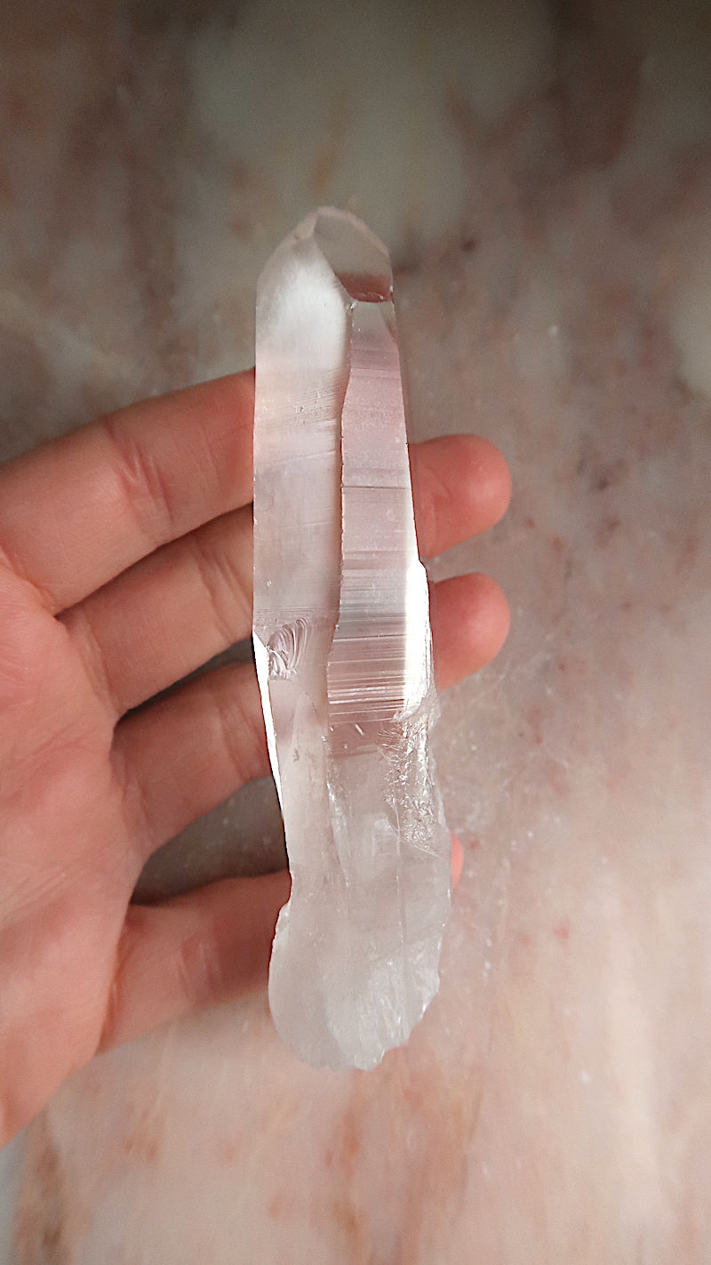 Premium Clear Lemurian Point