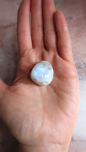Rainbow Moonstone Pocket Stone