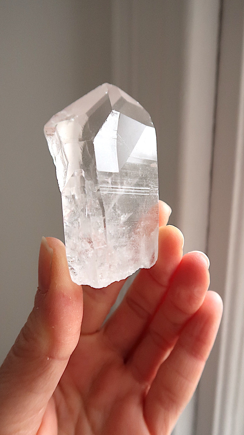 Premium Clear Lemurian Point