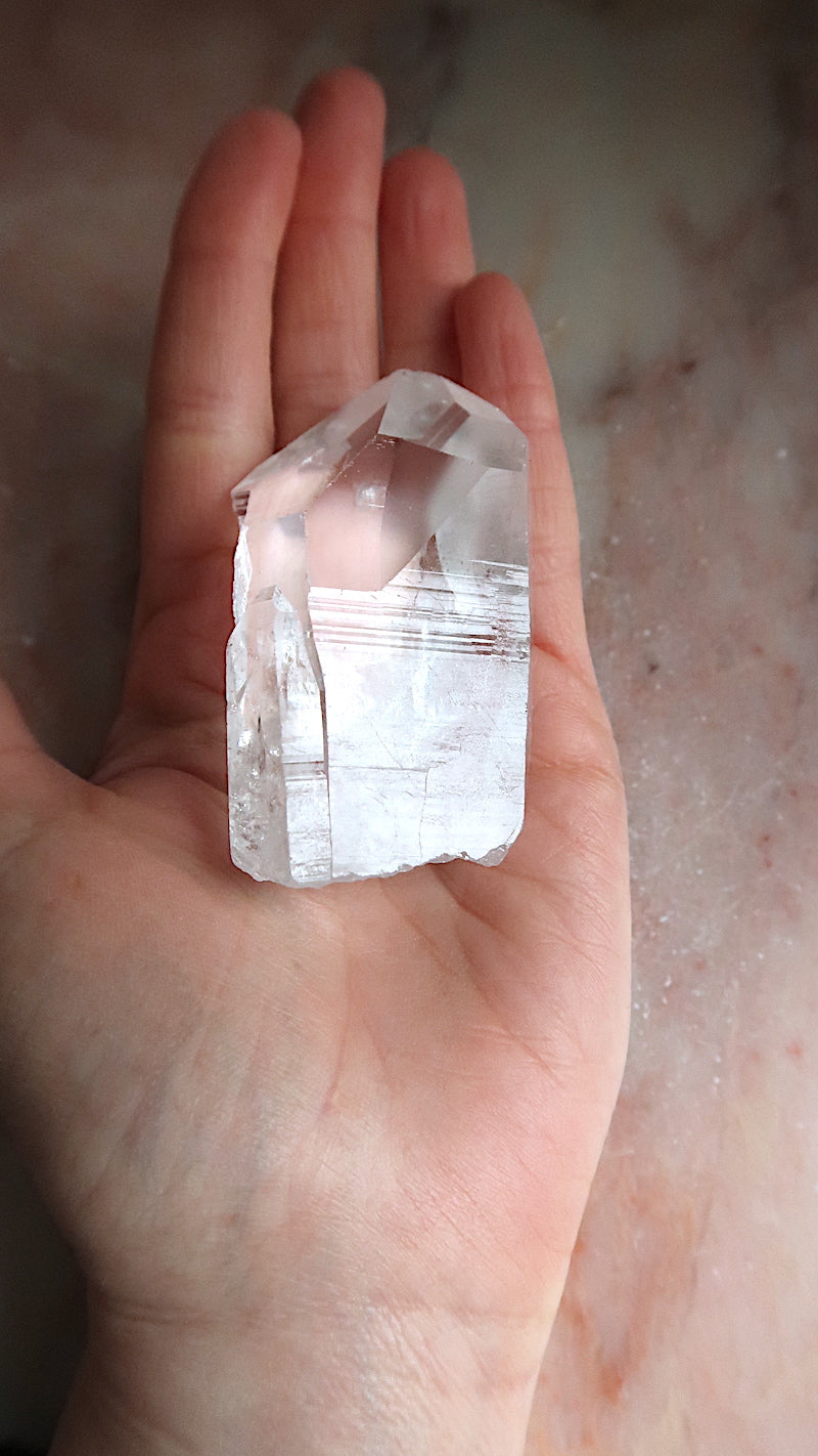 Premium Clear Lemurian Point