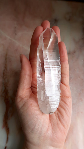 Premium Clear Lemurian Point