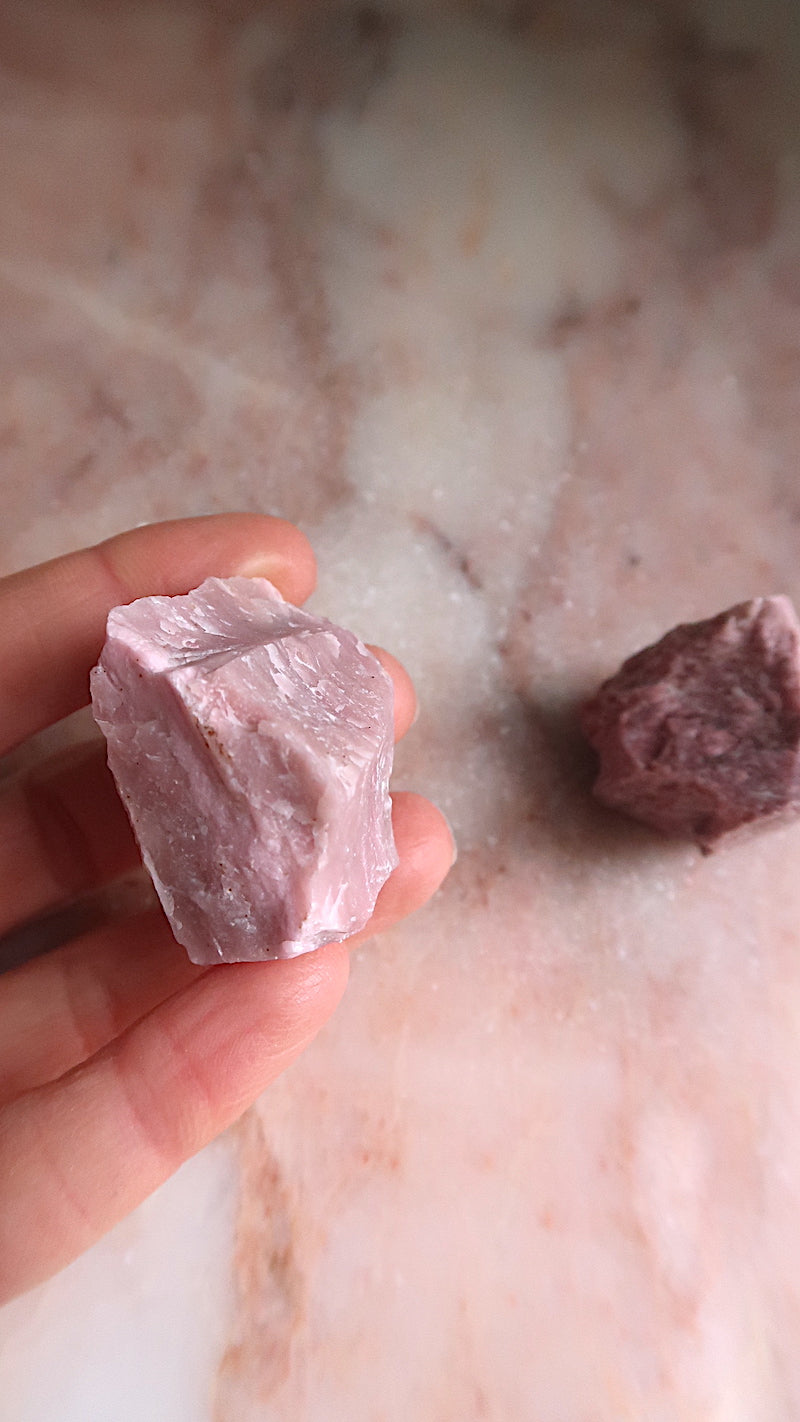 Chunky Raw Pink Jasper