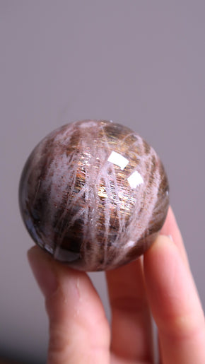 Premium Golden Pink Moonstone (gold rainbow)
