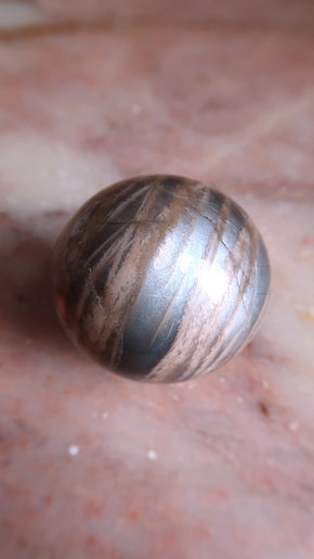 Premium Black Moonstone sphere