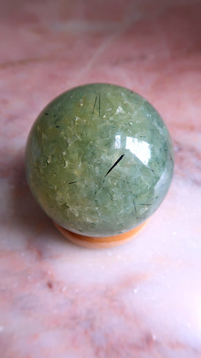 Large Prehnite Sphere
