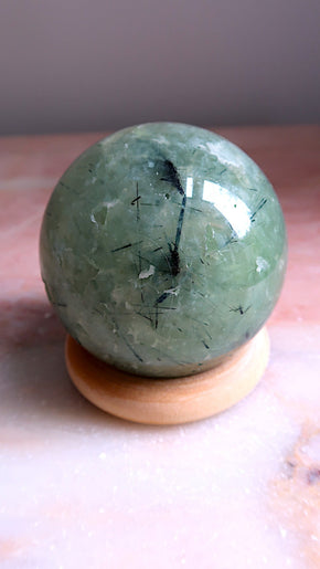 Large Prehnite Sphere