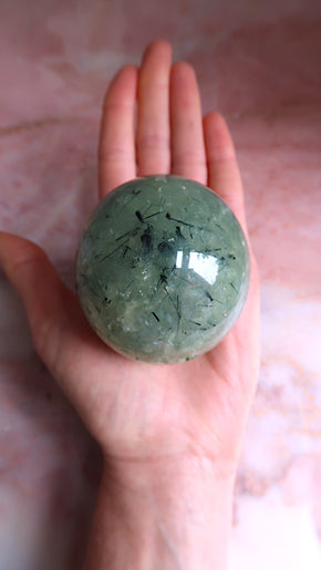 Large Prehnite Sphere