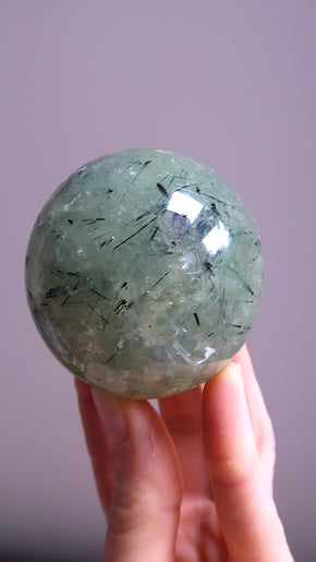 Large Prehnite Sphere