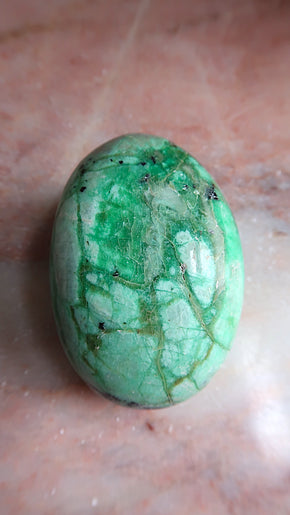 Large Garnierite Palm Stones