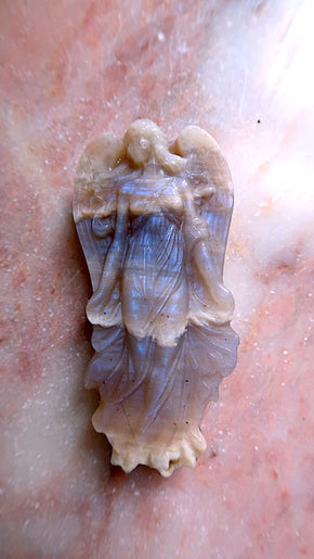 White Moonstone Angel