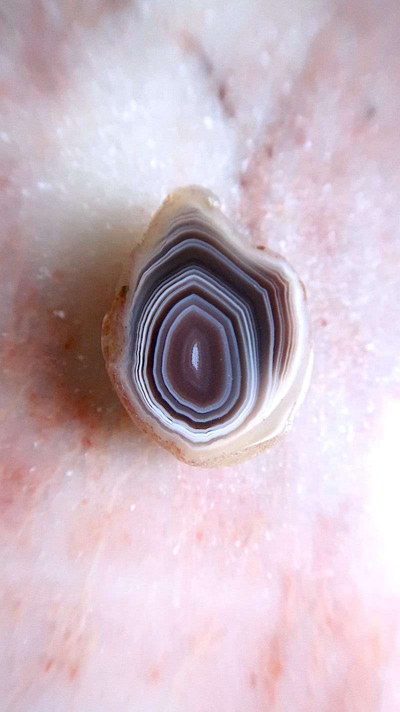 Botswana Agate Slice - for peace