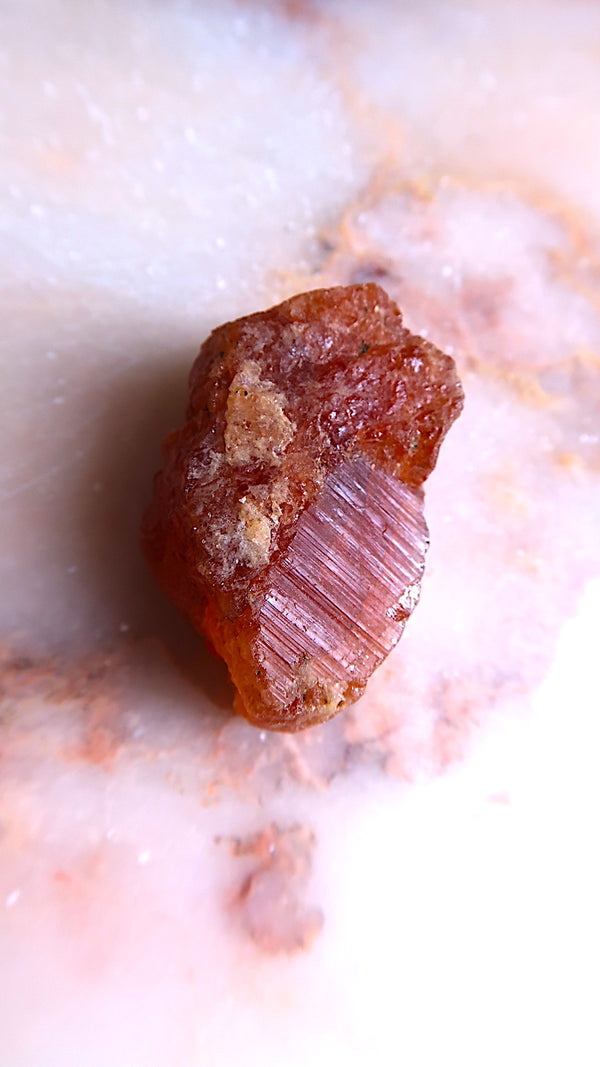 Raw Hessonite Garnet
