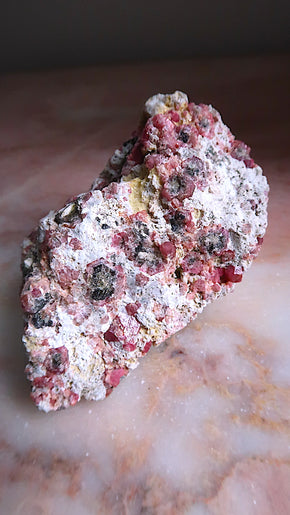Large Raw Raspberry Garnet Cluster