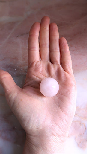 Small Rose Quartz Sphere