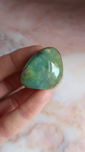 Blue Opal Pocket Stone