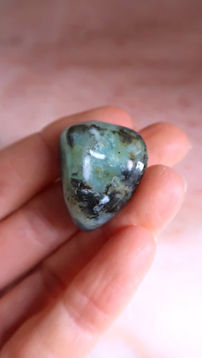 Blue Opal Pocket Stone