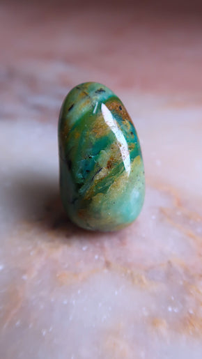 Blue Opal Pocket Stone