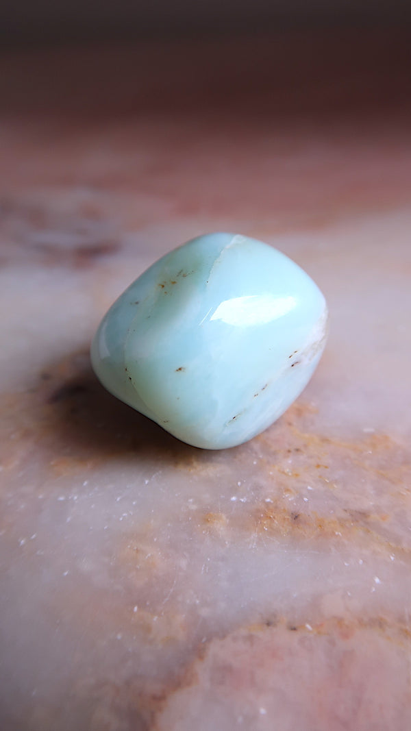 Blue Opal Pocket Stone