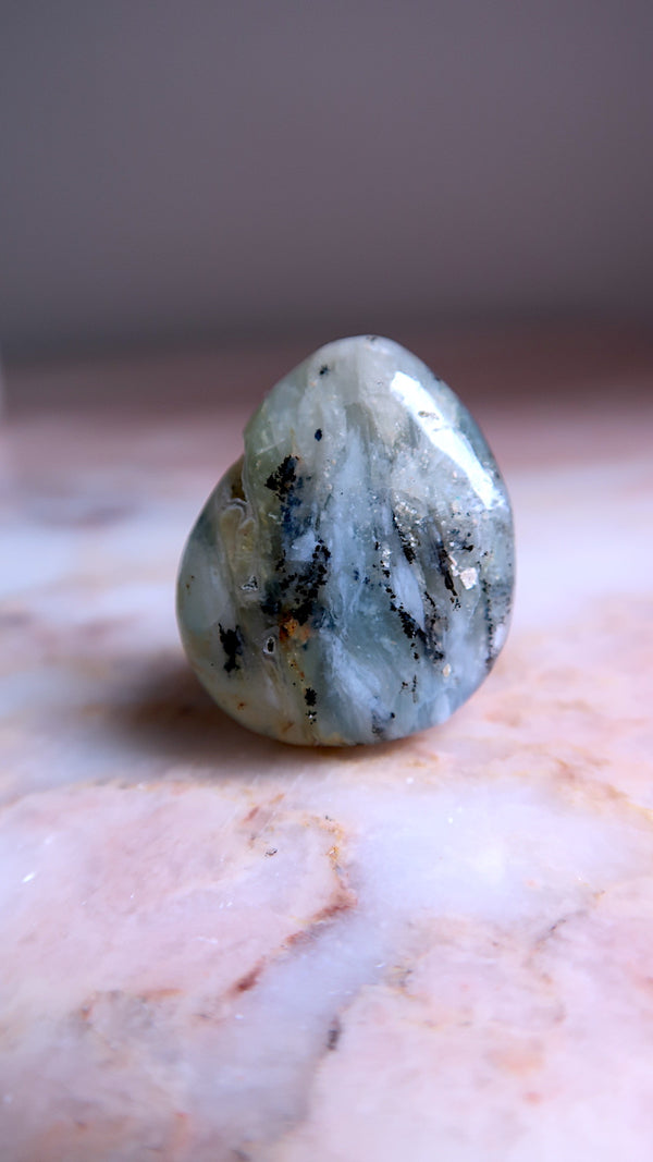 Blue Opal Pocket Stone