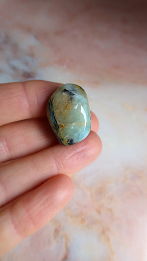 Blue Opal Pocket Stone