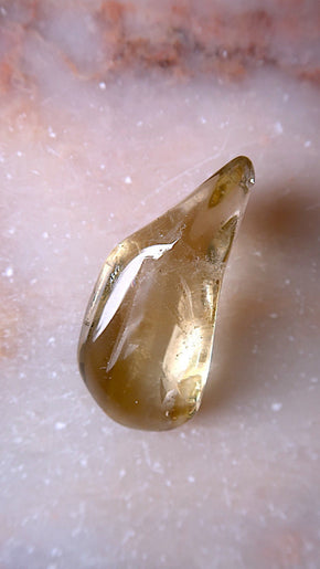Natural Citrine Pocket Stone