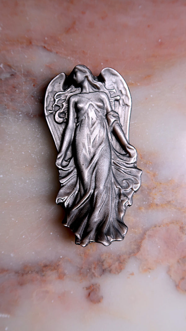Silver Obsidian Angel