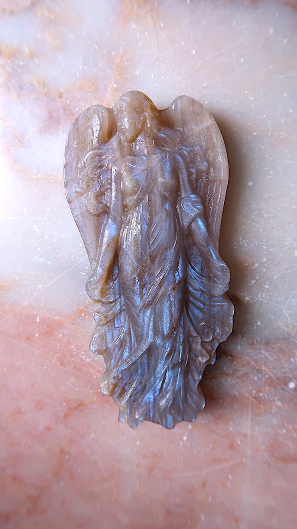 White Moonstone Angel