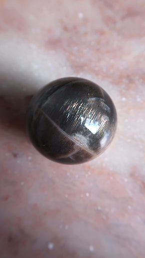 Black Moonstone Sphere