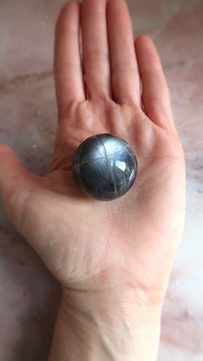 Black Moonstone Sphere
