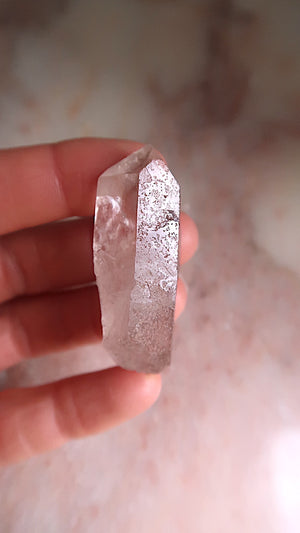 Pink Lithium Quartz Point