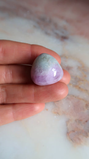 Pink Kunzite & Milky Blue Beryl