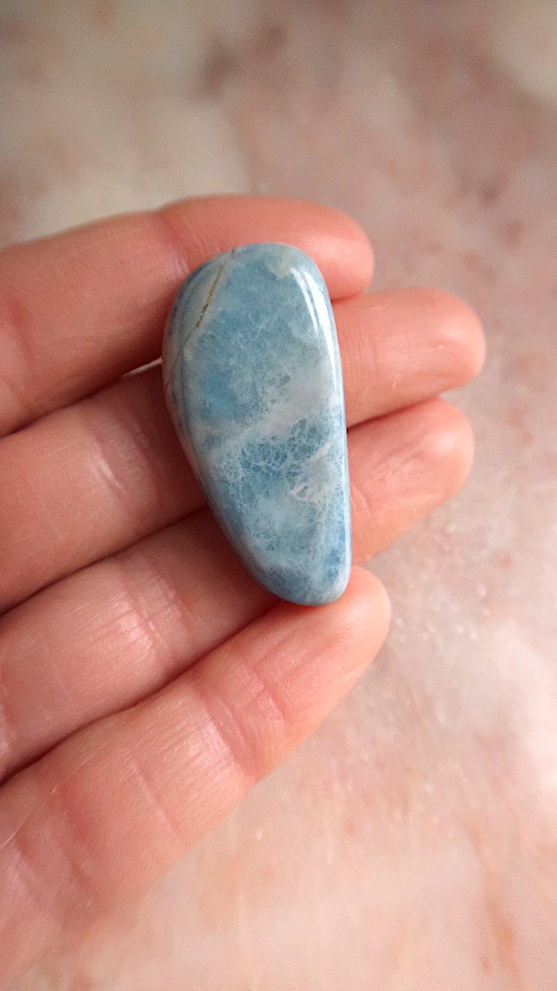 Blue Chalcedony Pocket Stone