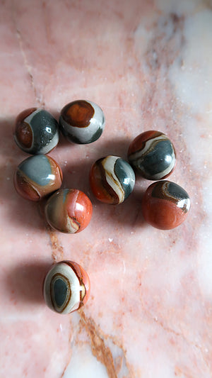 Polychrome Jasper Pocket Stones
