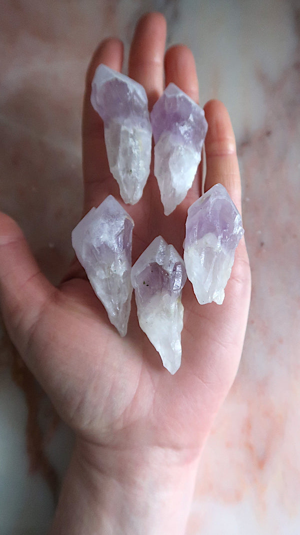 Raw Phantom Amethyst Points