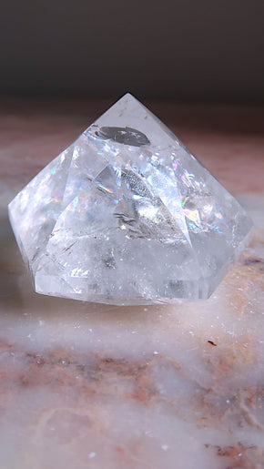 Large Clear Quartz Diamond