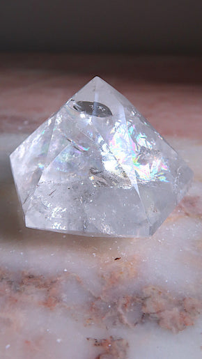 Large Clear Quartz Diamond