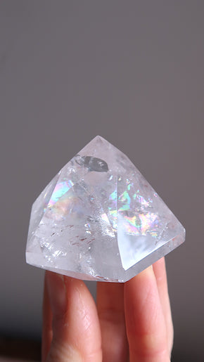 Large Clear Quartz Diamond