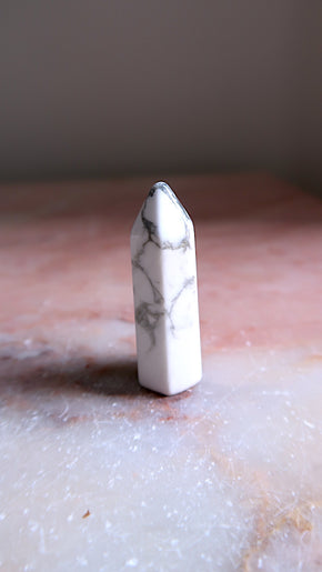 Small Howlite Point
