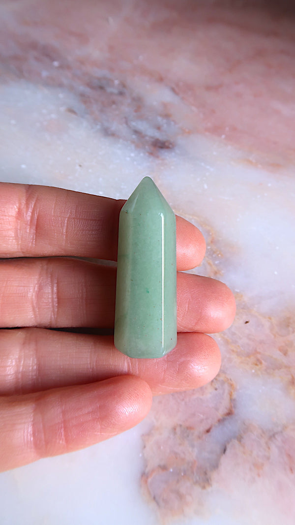 Small Green Aventurine Point