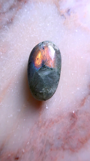 Pink Labradorite Pebble