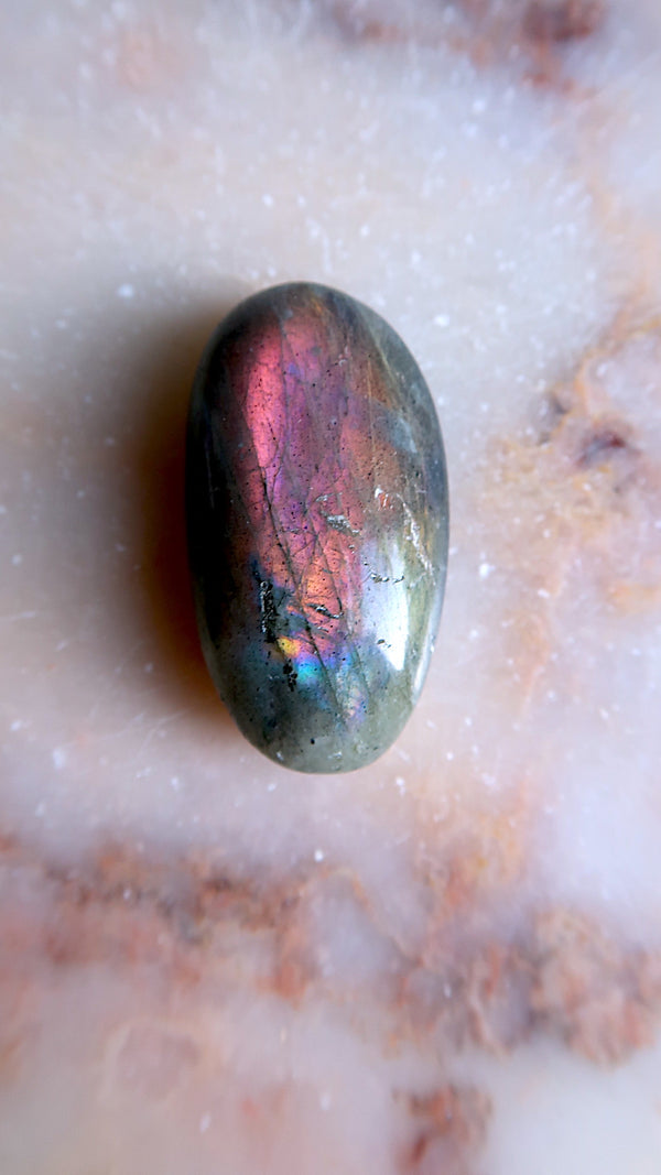 Pink Labradorite Pebble