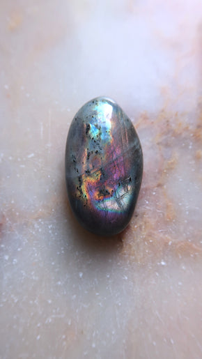 Pink Labradorite Pebble