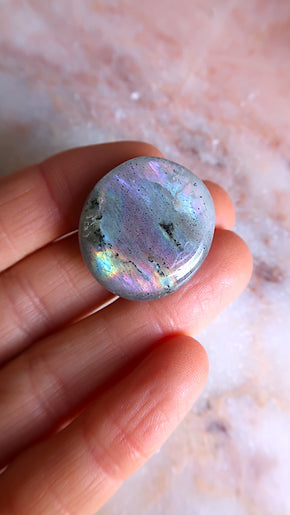 Small Pink Labradorite Pebble
