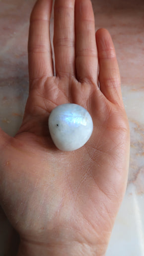 Rainbow Moonstone Pocket Stone