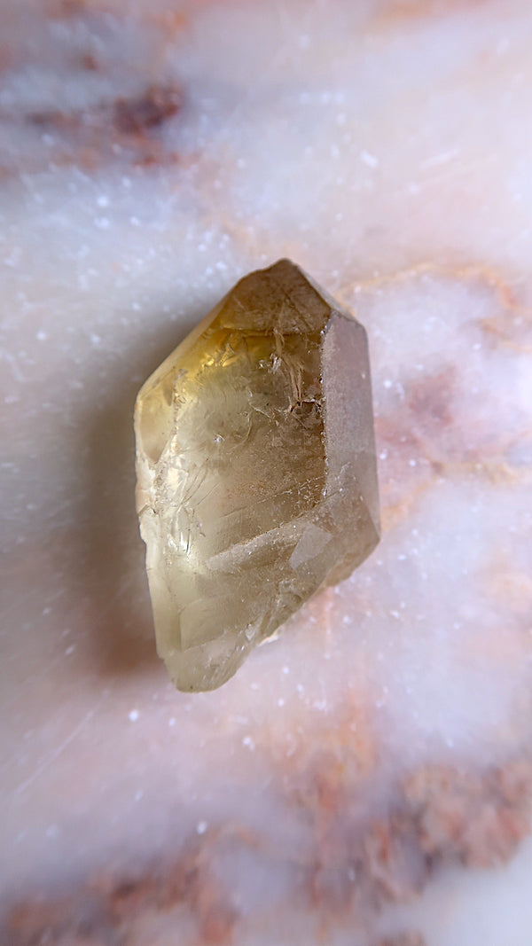Natural Raw Citrine Point