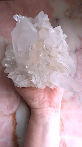 Large Premium Clear Quartz  (with rainbows)